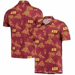 Brand new 💯 Unbranded Men's Reyn Spooner Maroon Arizona State Sun Devils Performance Polo 🌟