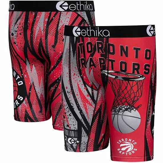 New ๐ Unbranded Men's Ethika Red Toronto Raptors Classic Boxer Briefs ๐