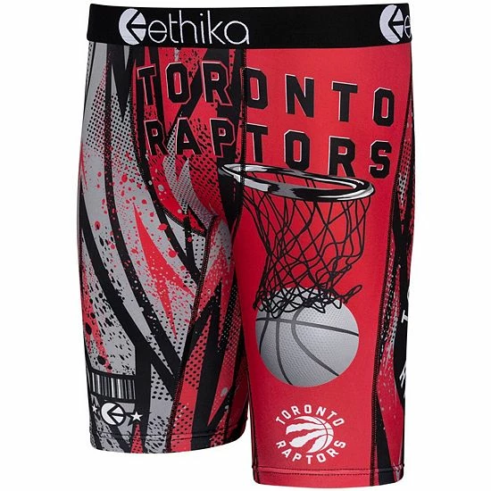 New ๐ Unbranded Men's Ethika Red Toronto Raptors Classic Boxer Briefs ๐ - Image 3