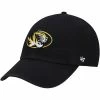 Cheapest 💯 Unbranded Men's '47 Black Missouri Tigers Clean Up Logo Adjustable Hat 😍