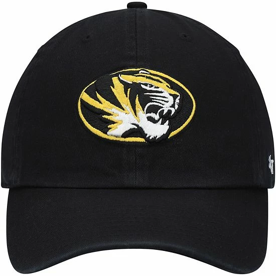 Cheapest 💯 Unbranded Men's '47 Black Missouri Tigers Clean Up Logo Adjustable Hat 😍 - Image 2