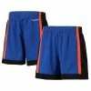 Outlet 🧨 Unbranded 👩 Women's Mitchell & Ness Royal New York Knicks Jump Shot Shorts ⭐