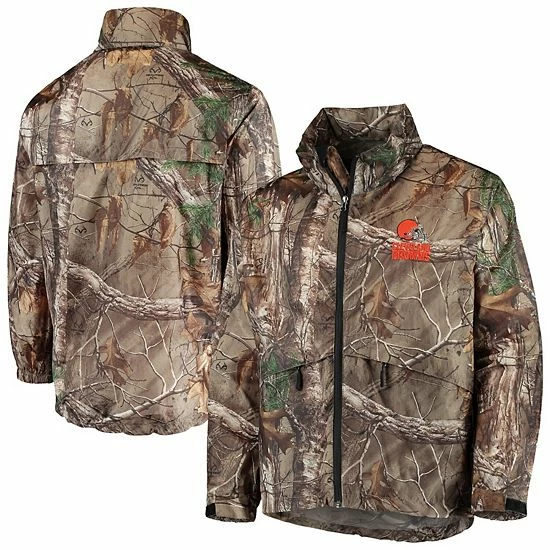 Cheap 🔥 Unbranded Men's Dunbrooke Realtree Camo Cleveland Browns Circle Sportsman Waterproof Packable Full-Zip Jacket 😉 - Image 2
