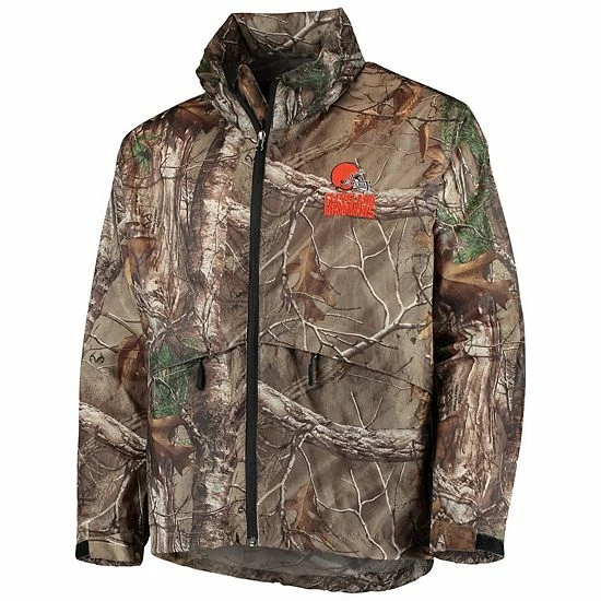 Cheap 🔥 Unbranded Men's Dunbrooke Realtree Camo Cleveland Browns Circle Sportsman Waterproof Packable Full-Zip Jacket 😉 - Image 3