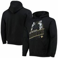 Top 10 💯 Unbranded Men's Junk Food Black New Orleans Saints Star Wars Empire Pullover Hoodie ⌛