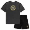 Discount 😍 Unbranded Men's Concepts Sport Black/Heathered Charcoal Boston Bruins Big & Tall T-Shirt & Shorts Sleep Set 🛒