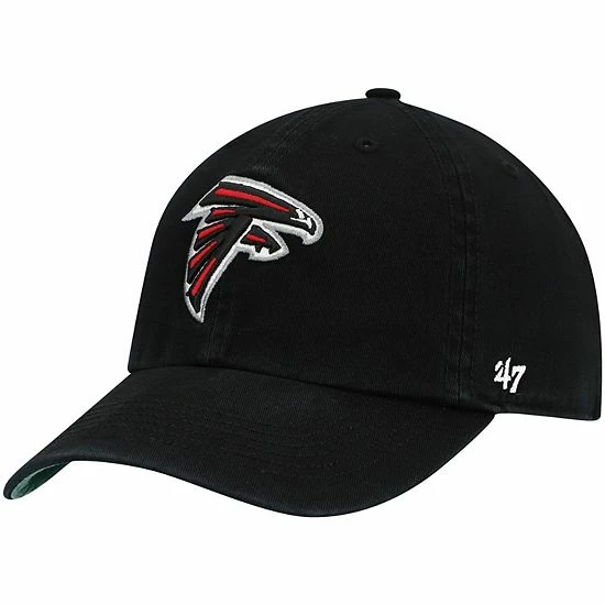 Discount ๐งจ Unbranded Men's '47 Black Atlanta Falcons Franchise Logo Fitted Hat ๐