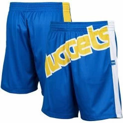 Best reviews of 😀 Unbranded Men's Mitchell & Ness Royal Denver Nuggets Hardwood Classics Big Face 2.0 Shorts 👍