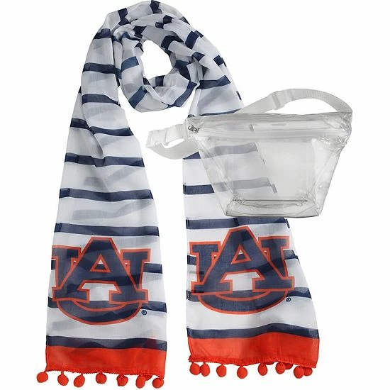 Hot Sale ๐งจ Unbranded Auburn Tigers Fanny Pack Scarf Set โ