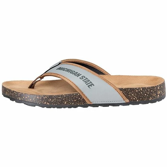 Best deal 🤩 Unbranded Men's FOCO Michigan State Spartans Cork Flip Flops 🎉 - Image 3