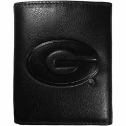 New 🌟 Unbranded Georgia Bulldogs Embossed Leather Trifold Wallet 👏