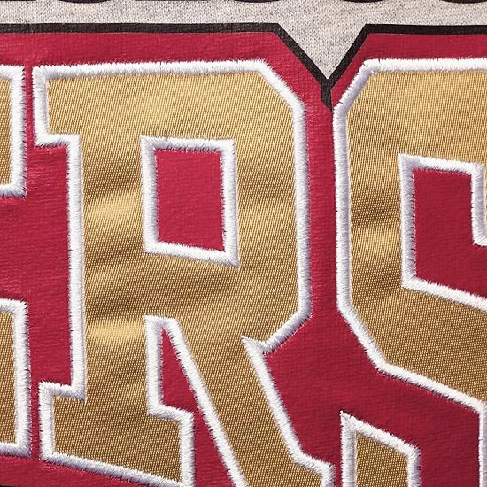 Budget โจ Unbranded Men's Mitchell & Ness Heathered Gray San Francisco 49ers Big & Tall Allover Print Pullover Sweatshirt ๐ฅฐ - Image 5