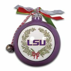 Flash Sale 💯 Unbranded LSU Tigers Wreath Kickoff Painted Ornament ⌛