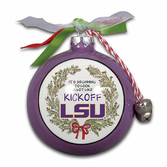Flash Sale 💯 Unbranded LSU Tigers Wreath Kickoff Painted Ornament ⌛ - Image 3