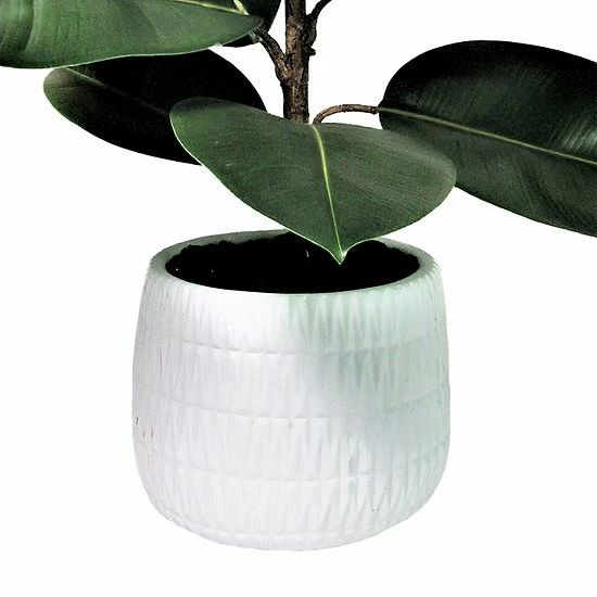 Budget ⭐ Unbranded Artificial Rubber Plant Floor Decor Black 🛒 - Image 4