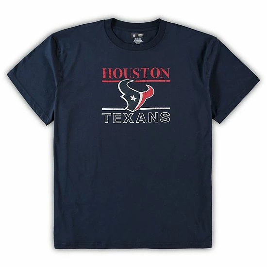 Flash Sale ๐ Unbranded Men's Concepts Sport Navy Houston Texans Big & Tall Lodge T-Shirt And Pants Sleep Set โญ - Image 3