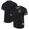 Discount 🔥 Unbranded Men's Mitchell & Ness Black Austin FC Mesh V-Neck T-Shirt 😉