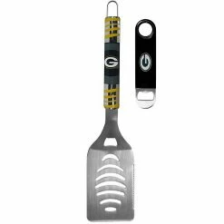 Promo 😉 Unbranded Green Bay Packers Tailgater Spatula & Bottle Opener Set 😉