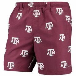 Top 10 👍 Unbranded Men's Columbia Maroon Texas A&M Aggies PFG Backcast II Omni-Shade Hybrid Shorts ✔️