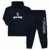 Wholesale 🌟 Unbranded Men's Concepts Sport Deep Sea Blue Seattle Kraken Big & Tall Pullover Hoodie & Joggers Sleep Set ⭐