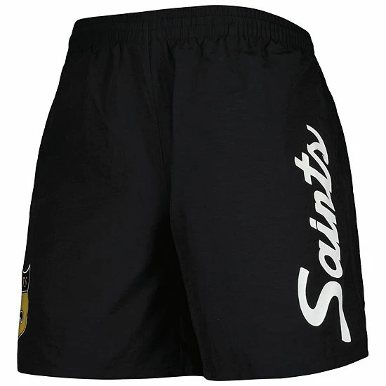 Best deal ๐คฉ Unbranded Men's Mitchell & Ness Black Team Essentials Nylon Shorts ๐ - Image 3