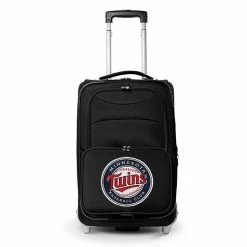 Promo 🛒 Unbranded Minnesota Twins Carry-On Rolling Softside Luggage 🧨