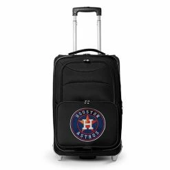 Wholesale ⭐ Unbranded Houston Astros Carry-On Rolling Softside Luggage 💯