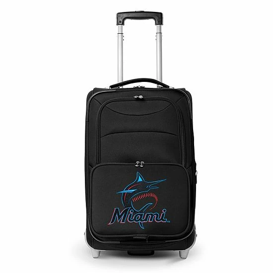 Best Pirce π Unbranded Miami Marlins Carry-On Rolling Softside Luggage π€©