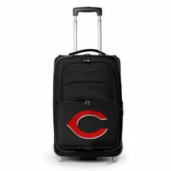Promo 👍 Unbranded Cincinnati Reds Carry-On Rolling Softside Luggage 🔔