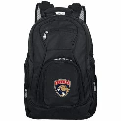 Promo 🌟 Unbranded Florida Panthers Premium Laptop 🎒 Backpack Pnt Black 👏