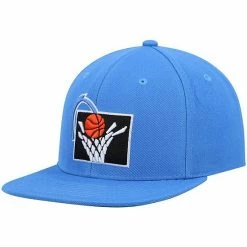 Outlet 🤩 Unbranded Men's Mitchell & Ness Blue Cleveland Cavaliers Hardwood Classics Team Ground 2.0 Snapback Hat ⭐