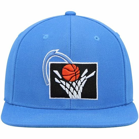 Outlet 🤩 Unbranded Men's Mitchell & Ness Blue Cleveland Cavaliers Hardwood Classics Team Ground 2.0 Snapback Hat ⭐ - Image 3