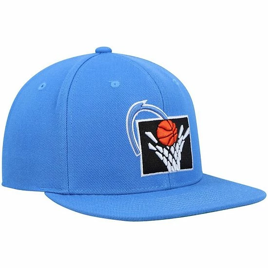 Outlet 🤩 Unbranded Men's Mitchell & Ness Blue Cleveland Cavaliers Hardwood Classics Team Ground 2.0 Snapback Hat ⭐ - Image 4