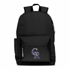 Budget ✔️ Unbranded Colorado Rockies Campus Laptop 🎒 Backpack Rck Black ⌛