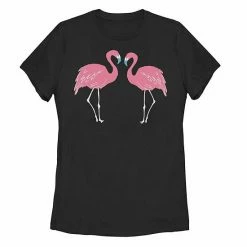 Top 10 ⌛ Unbranded Juniors' Double Pink Flamingos Graphic Tee 👏