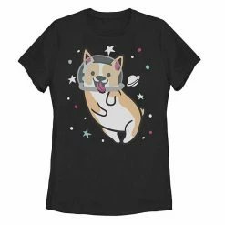 Top 10 🎁 Unbranded Juniors' Cute Corgi In Space Tee 👏