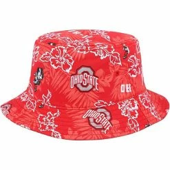 Deals 🔔 Unbranded Men's Reyn Spooner Scarlet Ohio State Buckeyes Floral Bucket Hat 😉