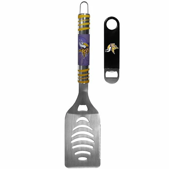 Cheap ๐งจ Unbranded Minnesota Vikings Tailgater Spatula & Bottle Opener Set ๐