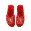 Cheap 😍 Unbranded 👩 Women's FOCO Red Tampa Bay Buccaneers Rhinestone Fuzzy Slippers ✨