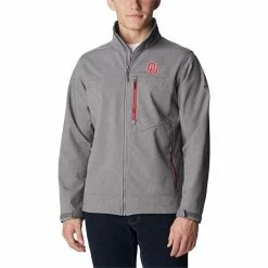 Best Sale 🎁 Unbranded Men's Columbia Gray Oklahoma Sooners Ascender II Full-Zip Jacket ✔️