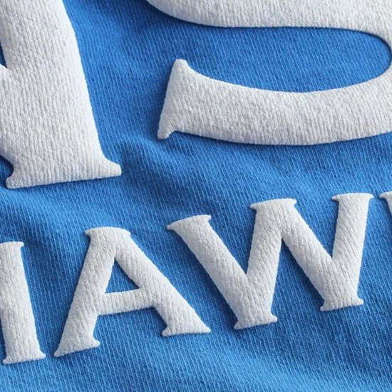 Best deal 🔥 Unbranded 👩 Women's Royal Kansas Jayhawks Ombre Long Sleeve Dip-Dyed Spirit Jersey 👍 - Image 4