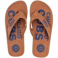 Hot Sale 👏 Unbranded Men's FOCO Chicago Cubs Color Pop Flip Flop 🩴 Sandals 👍