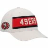 Best Sale 🌟 Unbranded Men's '47 Cream San Francisco 49ers Crossroad MVP Adjustable Hat ⌛