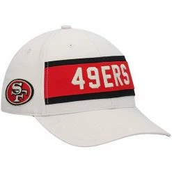 Best Sale 🌟 Unbranded Men's '47 Cream San Francisco 49ers Crossroad MVP Adjustable Hat ⌛