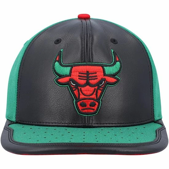 Best deal ⌛ Unbranded Men's Mitchell & Ness Black/Green Chicago Bulls Day One Snapback Hat 🤩 - Image 3