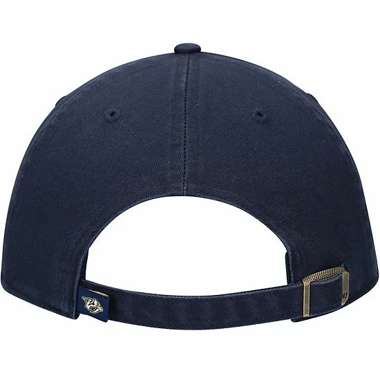 Top 10 ❤️ Unbranded Men's '47 Navy Nashville Predators Team Clean Up Adjustable Hat 💯 - Image 5