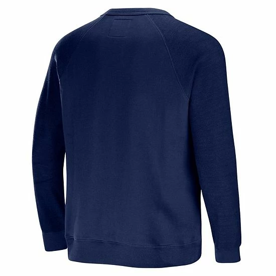 Outlet ๐ Unbranded Men's NFL X Darius Rucker Collection By Fanatics College Navy Seattle Seahawks Raglan Fleece Pullover Sweatshirt ๐ - Image 4