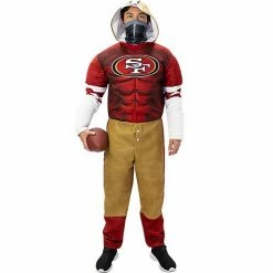Best Sale 🔔 Unbranded Men's Scarlet San Francisco 49ers Game Day Costume 🧨