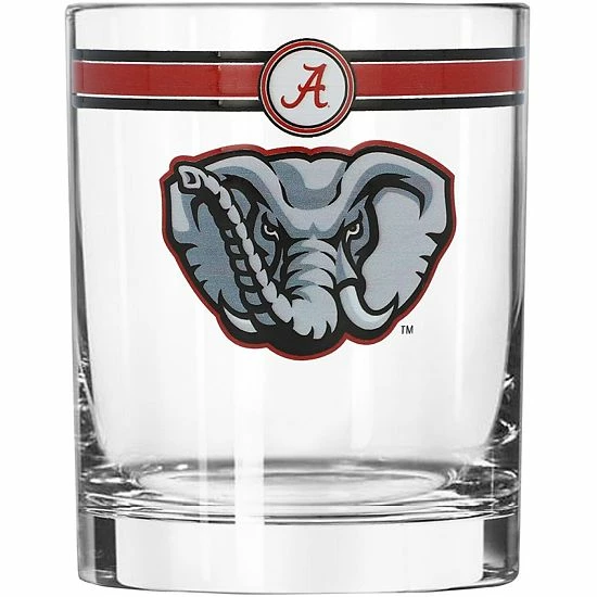 Brand new โค๏ธ Unbranded Alabama Crimson Tide 14oz. Classic Rocks Glass ๐ - Image 2