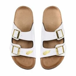 Promo 🤩 Unbranded 👩 Women's FOCO Detroit Red Wings Double-Buckle 🩴 Sandals 😉